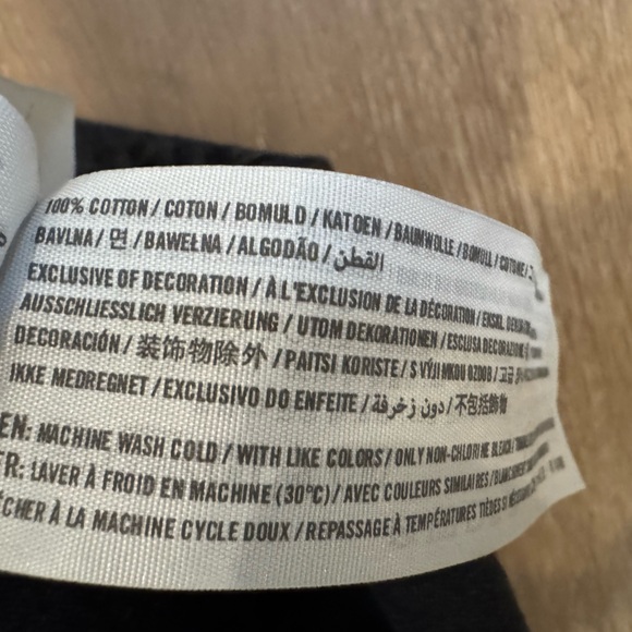 Abercrombie & Fitch Distressed Faded Black Denim Jacket - Picture 7 of 8